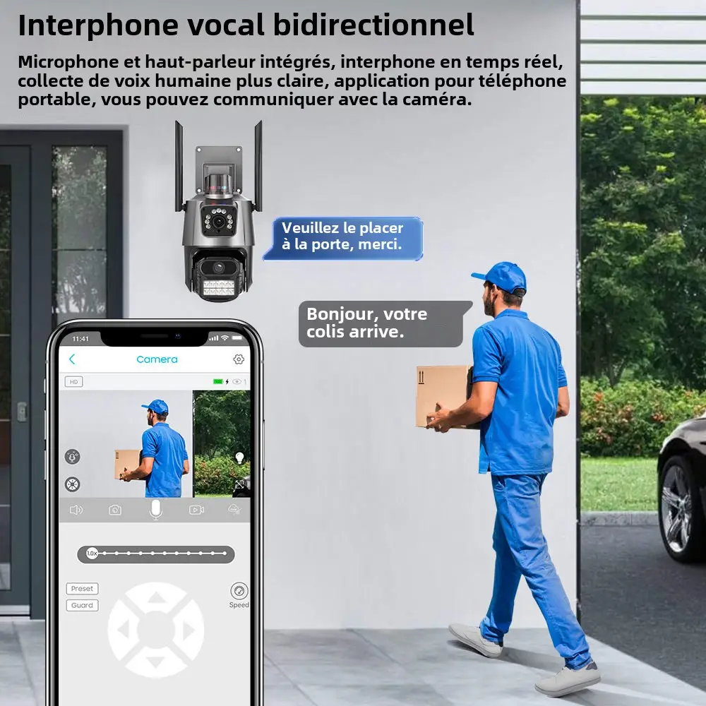 Caméra De Surveillance Externe Mipvision M22 6MP IP Metal
