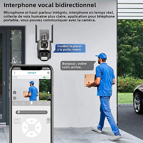 Caméra De Surveillance Externe Mipvision M22 6MP IP Metal