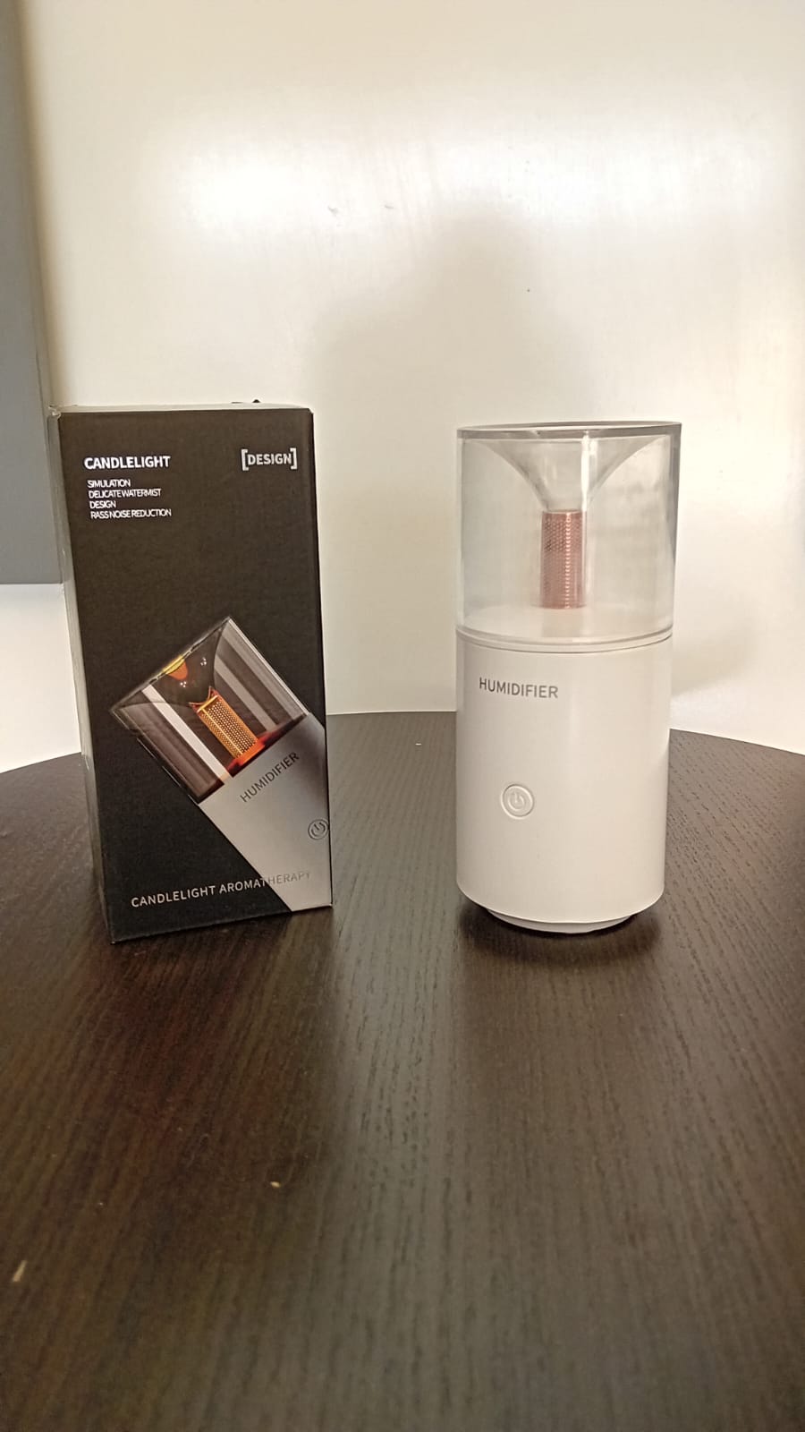 Humidificateur LED Effet Bougie