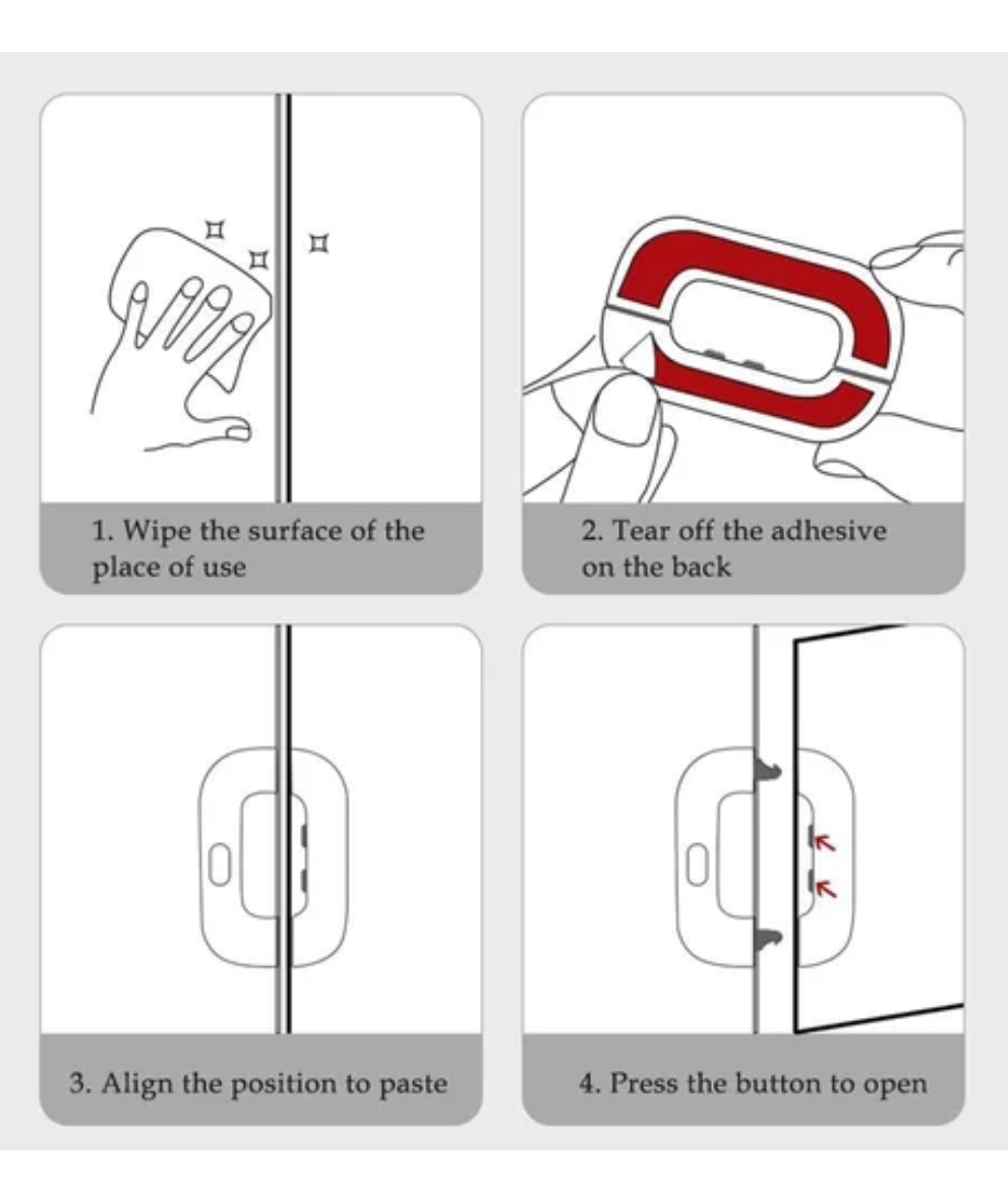 M-Verrous de Sécurité pour Réfrigérateur – Protection Enfant et Bébé