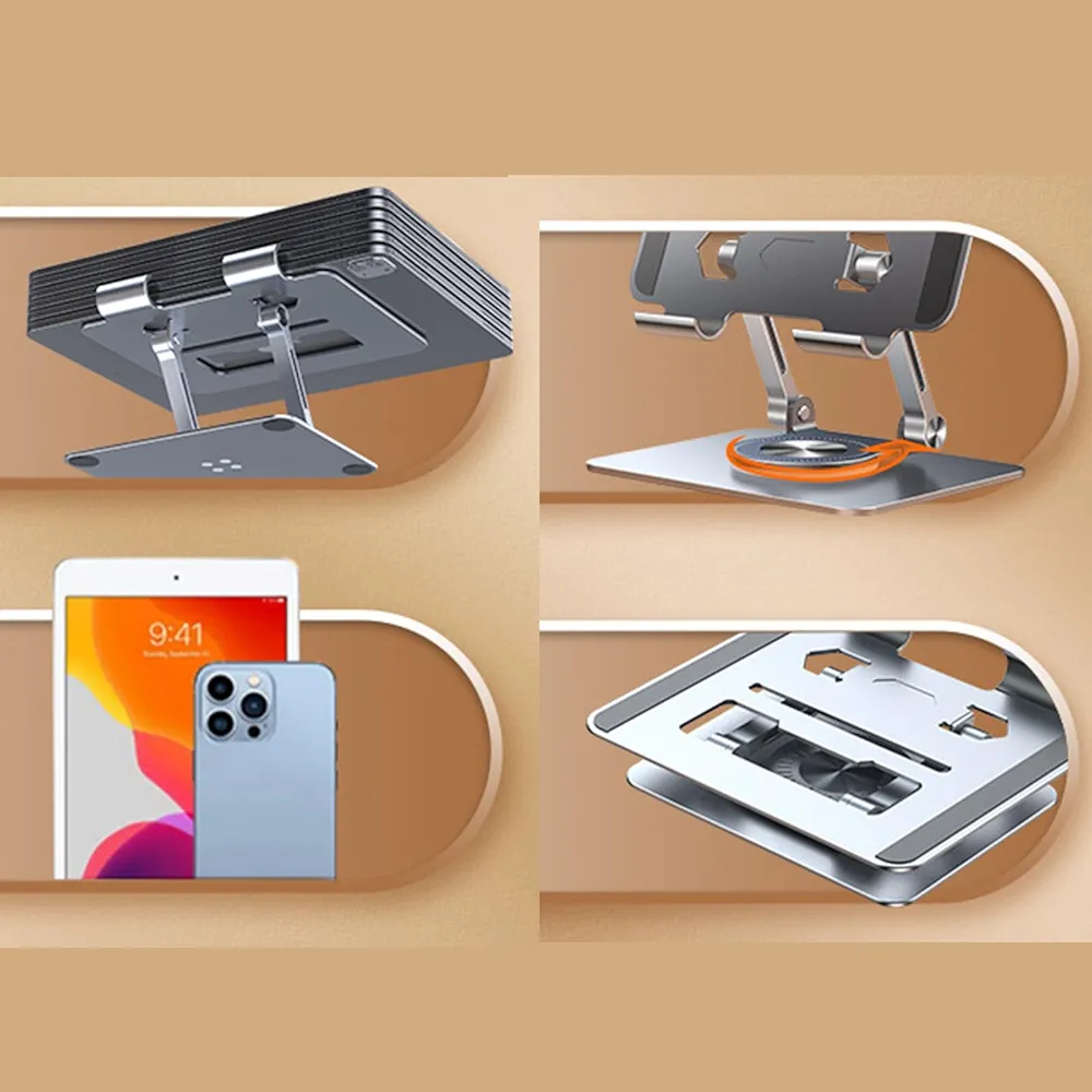 Support Ordinateur Rotatif à 360°