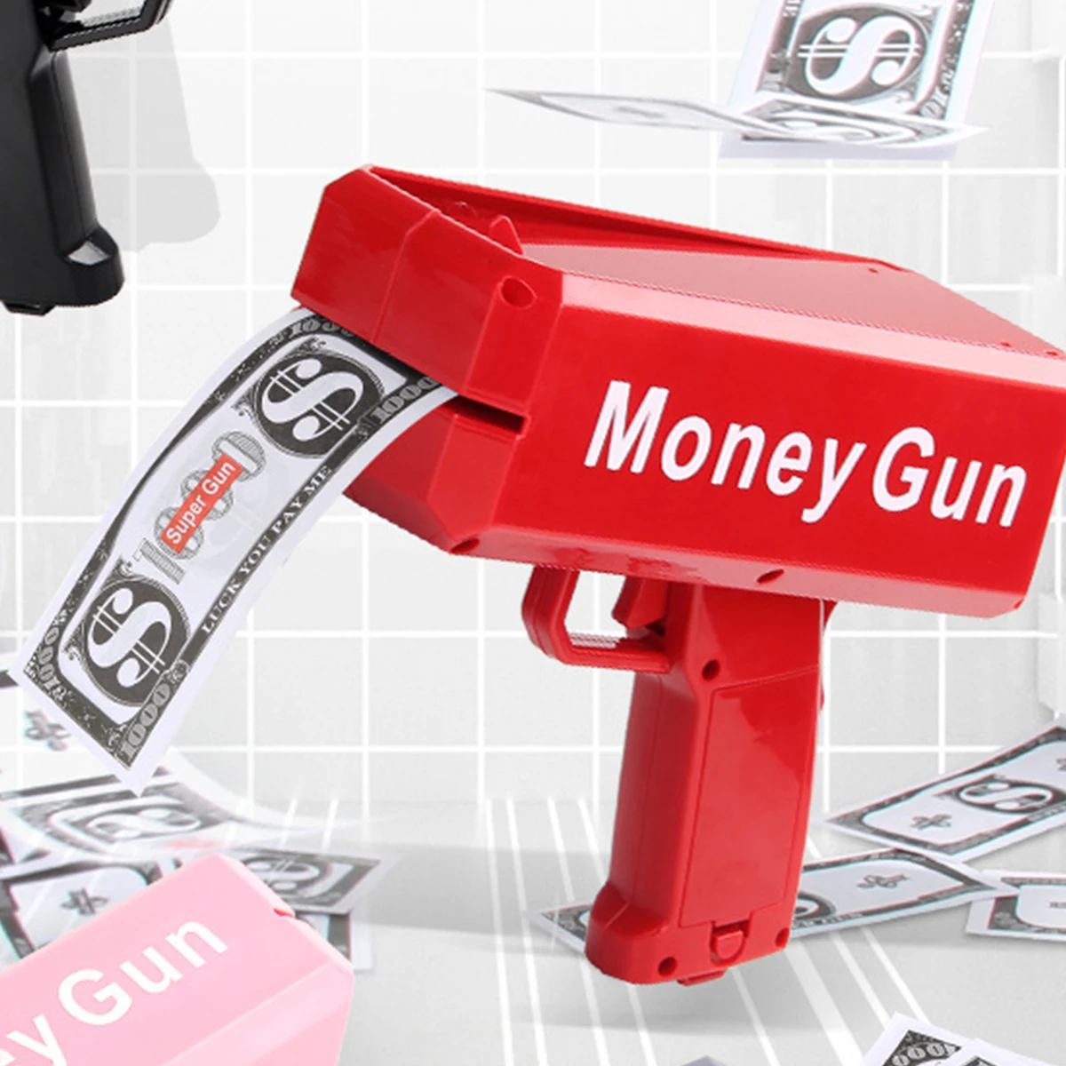 Super Money Gun Shooter Toys For Money Spray
