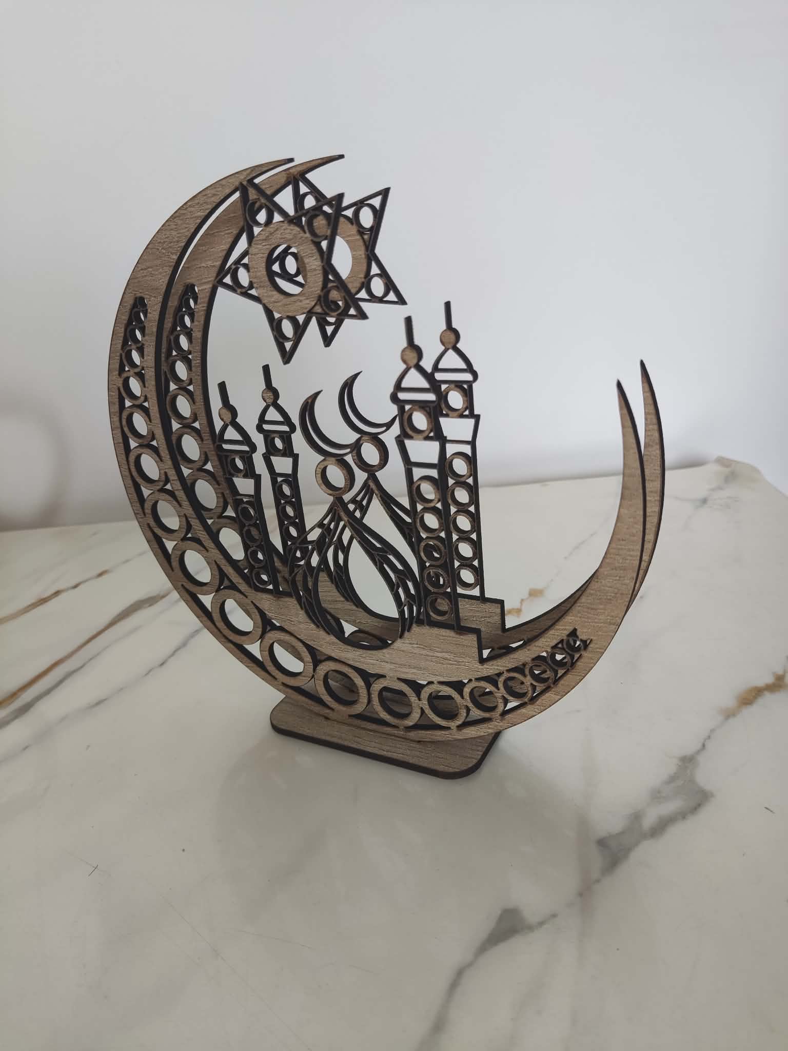 porte serviette forme croissant de lune