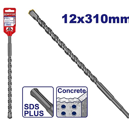 MECHE SDS PLUS Ø 12X310MM  EMTOP EHDR11205