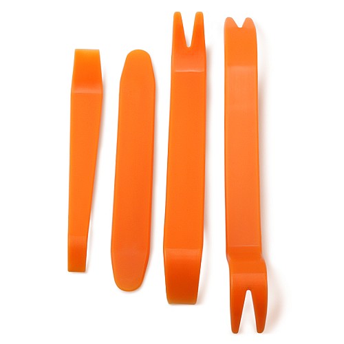 4PCS Outils démontage - Panneau et Radio, tableau de bord