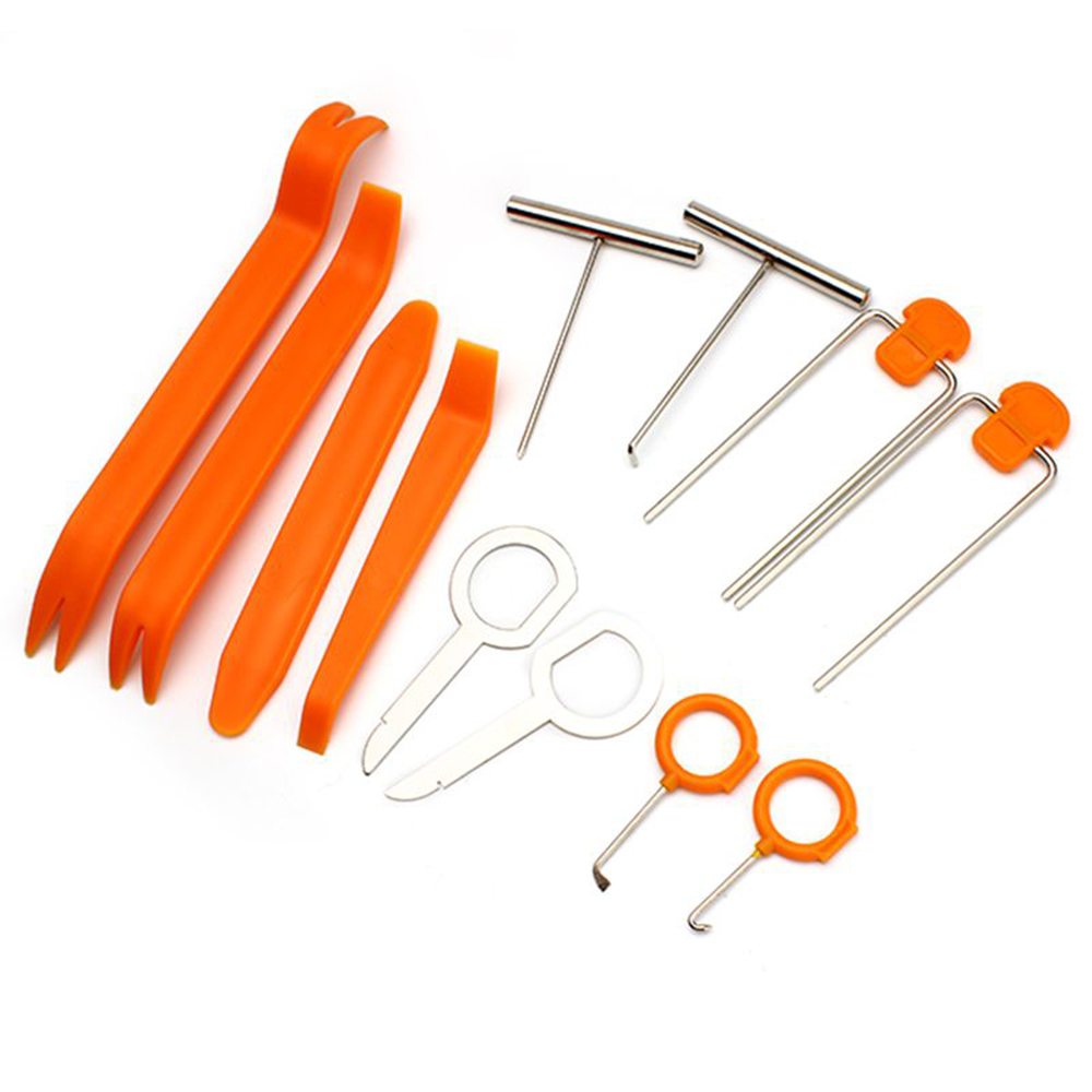 Outils démontage - 12 Pieces Panneau et Radio - Orangé