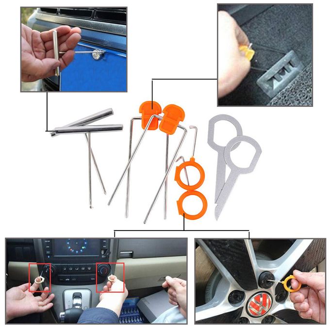 Outils démontage - 12 Pieces Panneau et Radio - Orangé