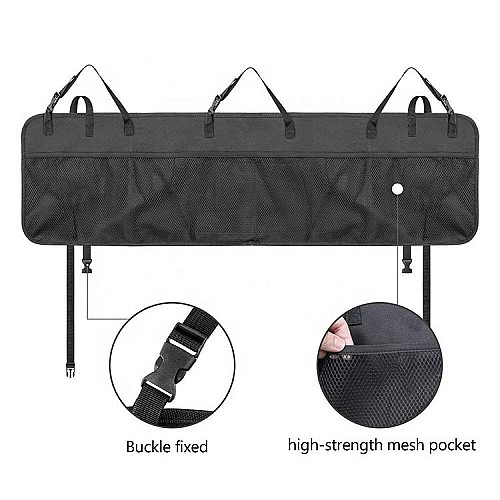 Organiseur de coffre pour voiture, sac de rangement 4 compartiment