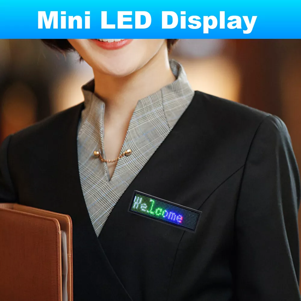 Goshop | Badge numérique LED Programmable - Mini Led