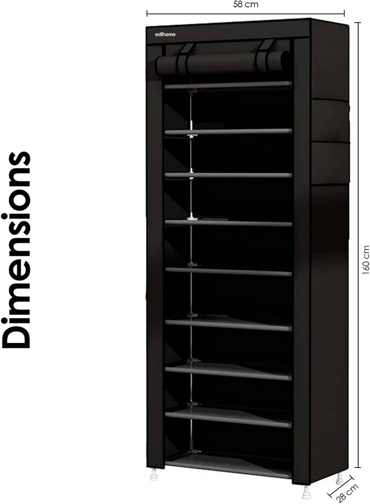 Organisateur de chaussures Calmootey à 9 niveaux