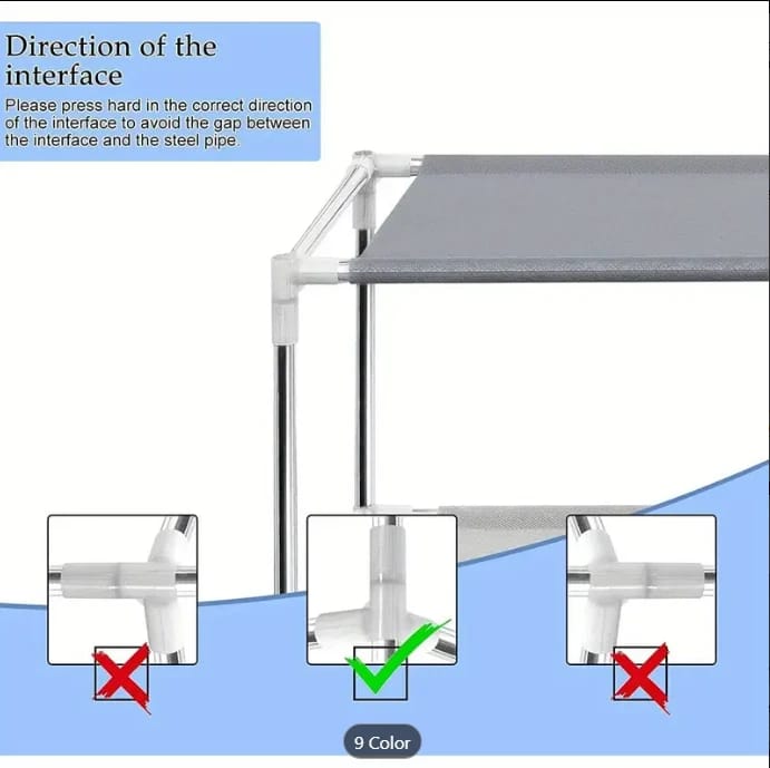 Organisateur de chaussures Calmootey à 9 niveaux