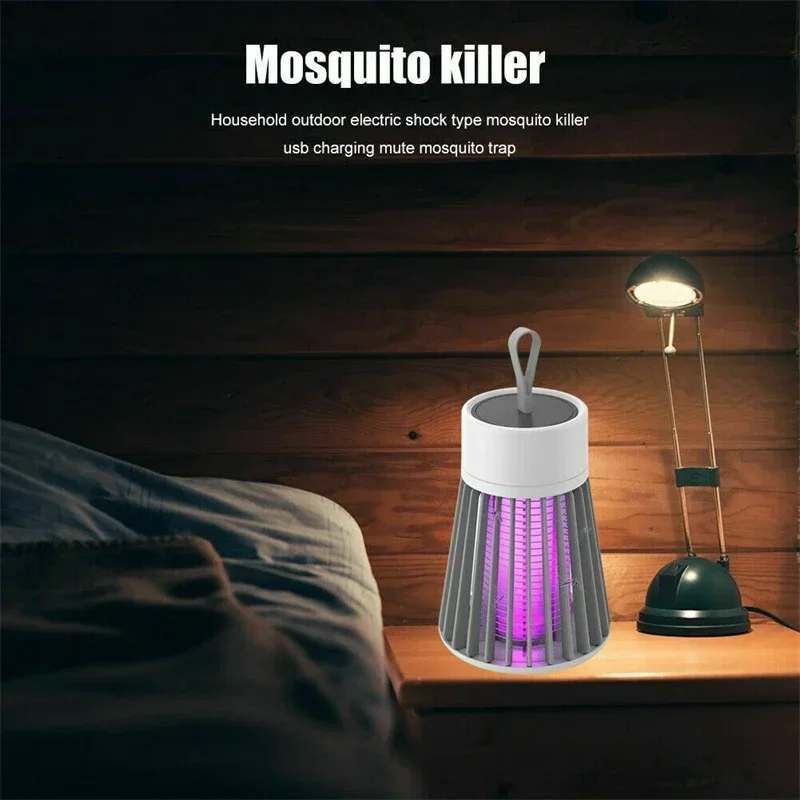 Lampe Anti-Moustiques UV Rechargeable – Protection Silencieuse & Efficace !