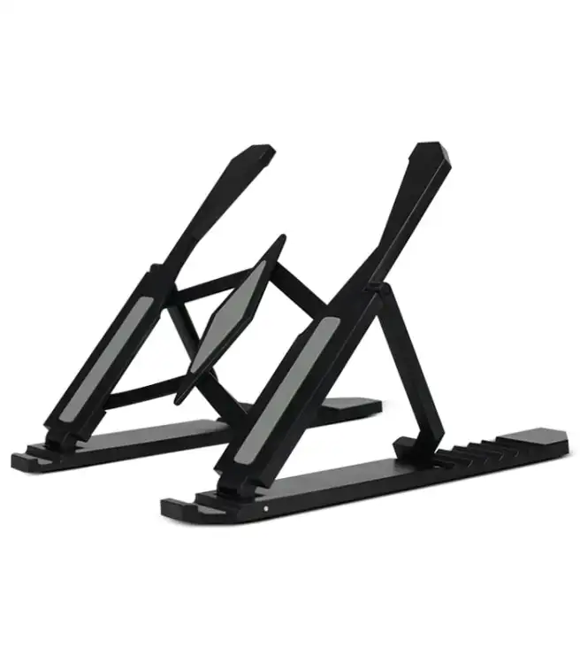 Support Laptop Pliable en Plastique Dur – Léger et Réglable