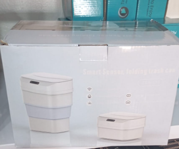 Poubelle Intelligente Pliante avec Capteur Automatique