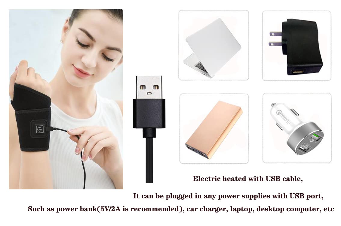 Protège-poignet chauffant électrique