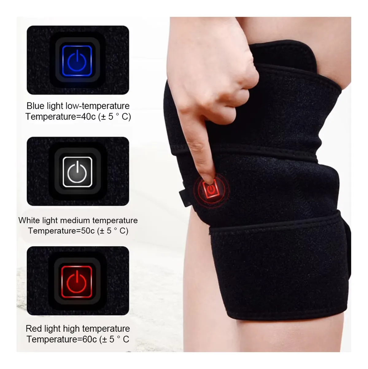 Genouillère Chauffante Électrique