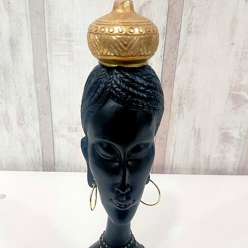 Statue Femme Africaine 4-32-13