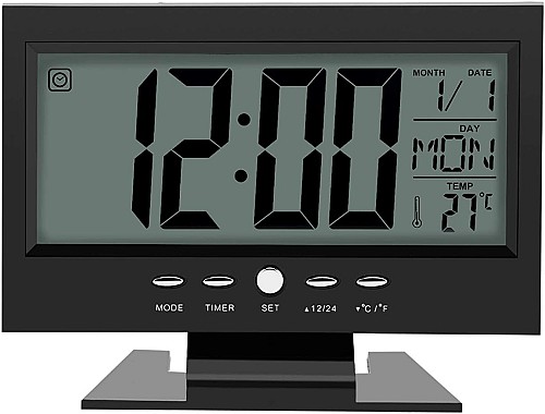 Réveil numérique à LED avec calendrier 5-32-1