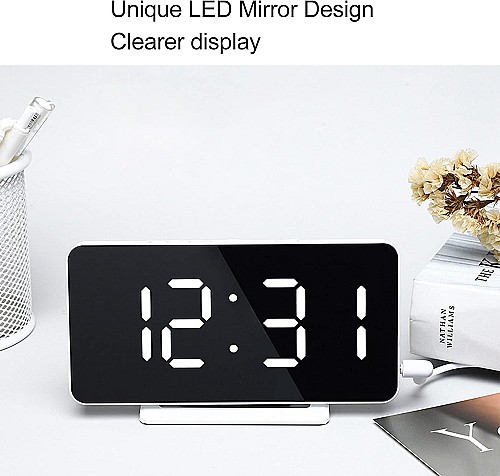 Réveil numérique à LED avec calendrier 5-32-2