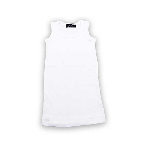 Pull Sans Manche KAN Taille 4 Blanc Enfants