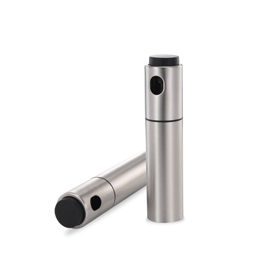 Pulvérisateur d’Huile 100ml en Métal Argenté