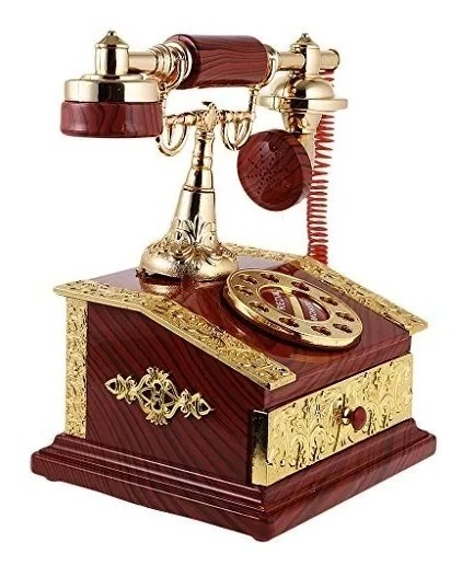 BOÎTE À MUSIQUE DE TÉLÉPHONE ANCIEN