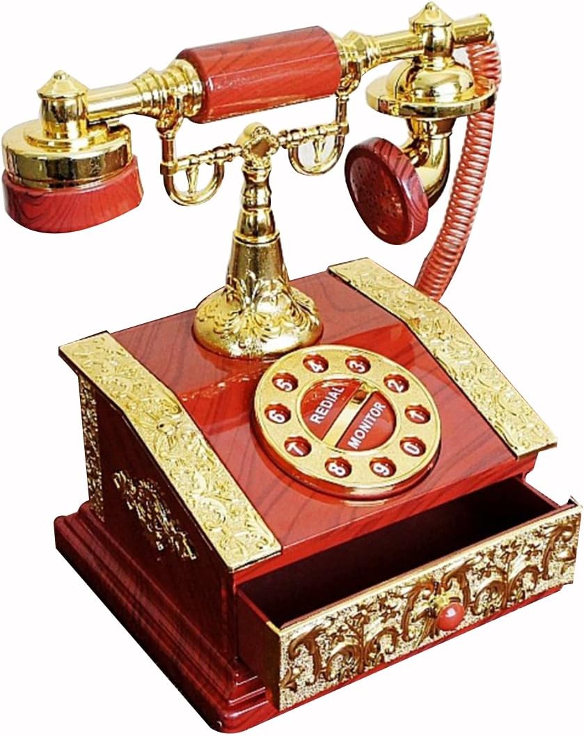 BOÎTE À MUSIQUE DE TÉLÉPHONE ANCIEN