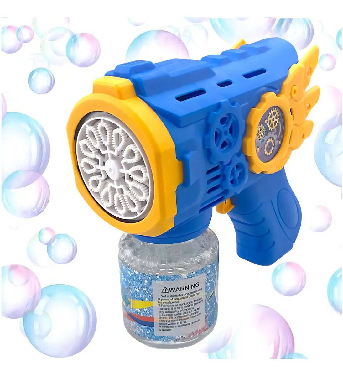 Pistolet à Bulles Électrique Lumineux pour Enfants