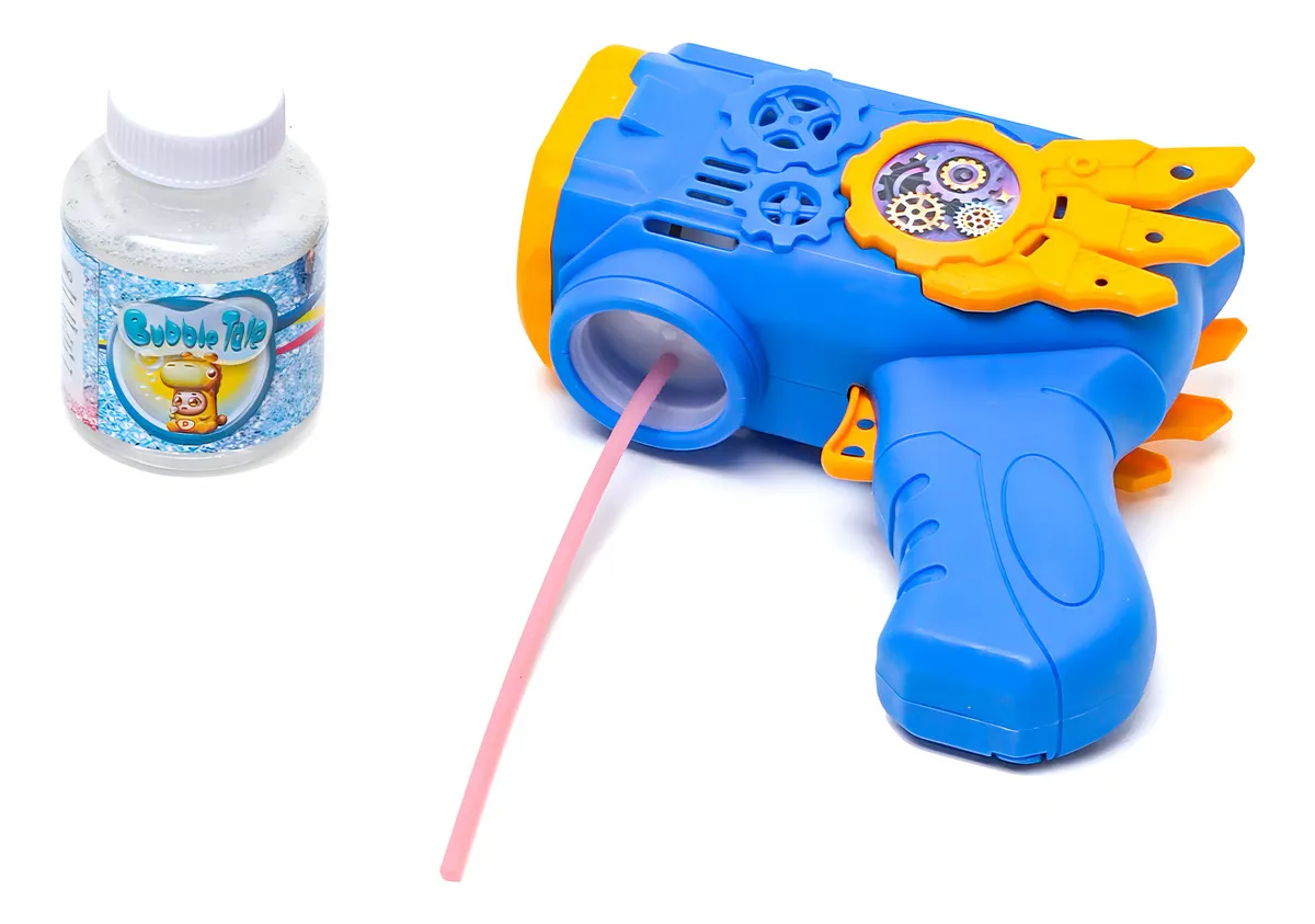 Pistolet à Bulles Électrique Lumineux pour Enfants