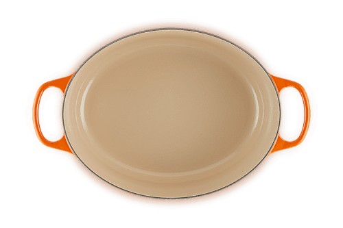 Cocotte Ovale En Fonte Emaillée 35cm Volcanique
