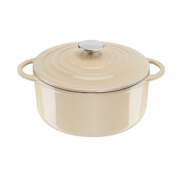 Faitout Fonte LOV Beige 25cm