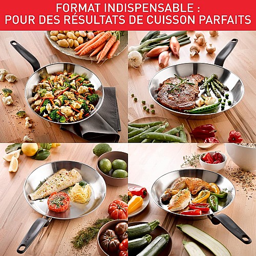 Poêle Inox 28cm Primary