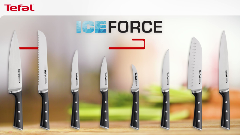 Set de 4 Couteaux Tefal Ice Force – Acier Inoxydable