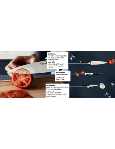 Couteau Ice Force Set de 3 (9, 12, 15cm)