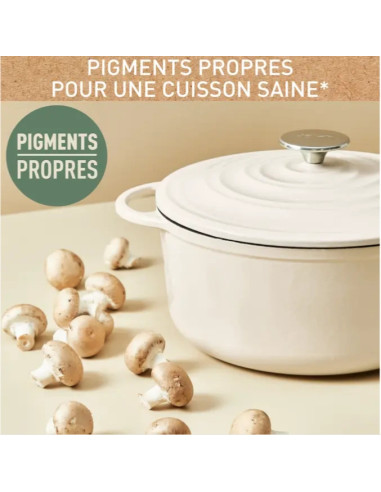 Faitout Cast Iron Lov Peu Profond 28cm