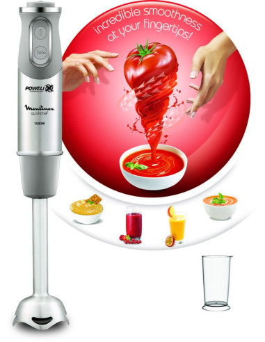 Mixeur Plongeur Quickchef+ Moulinex Gris