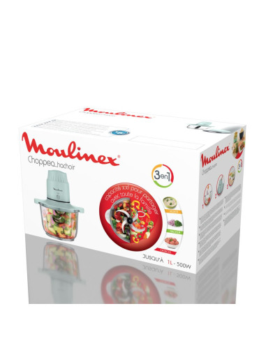 Hachoir Moulinex Choppeo 3 en 1 DJ603110