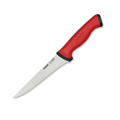 COUTEAU DUO BOUCHER N°1 14.5CM ROUGE 34101