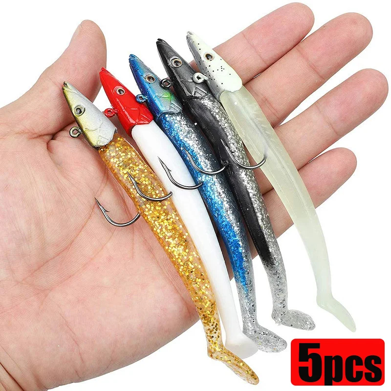 Leurre de pêche souple 5 Pieces 10g/11 cm