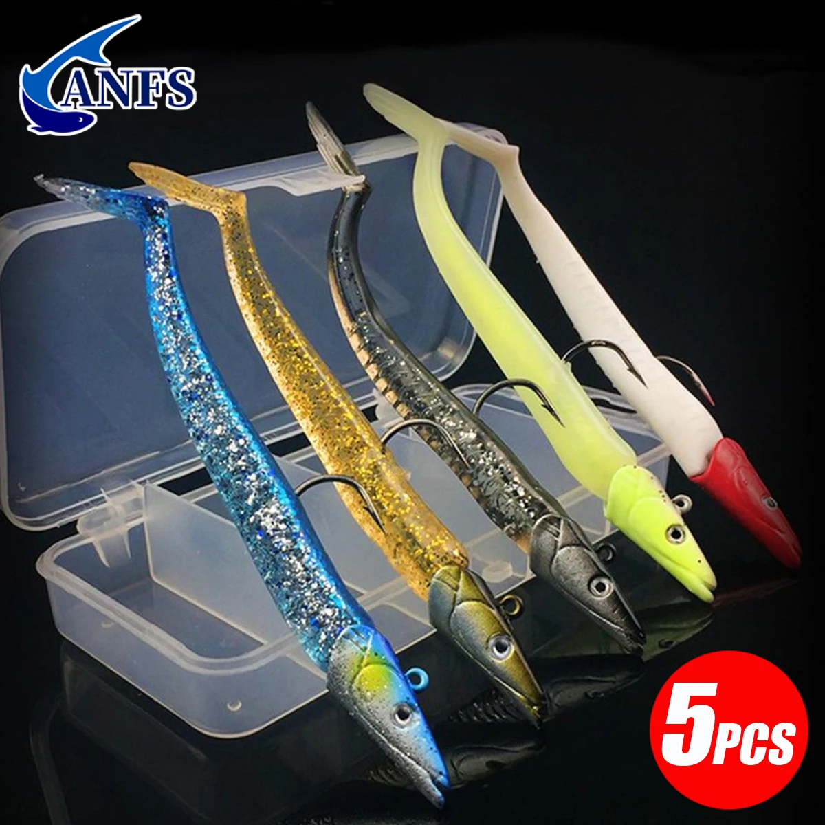 Leurre de pêche souple 5 Pieces 10g/11 cm