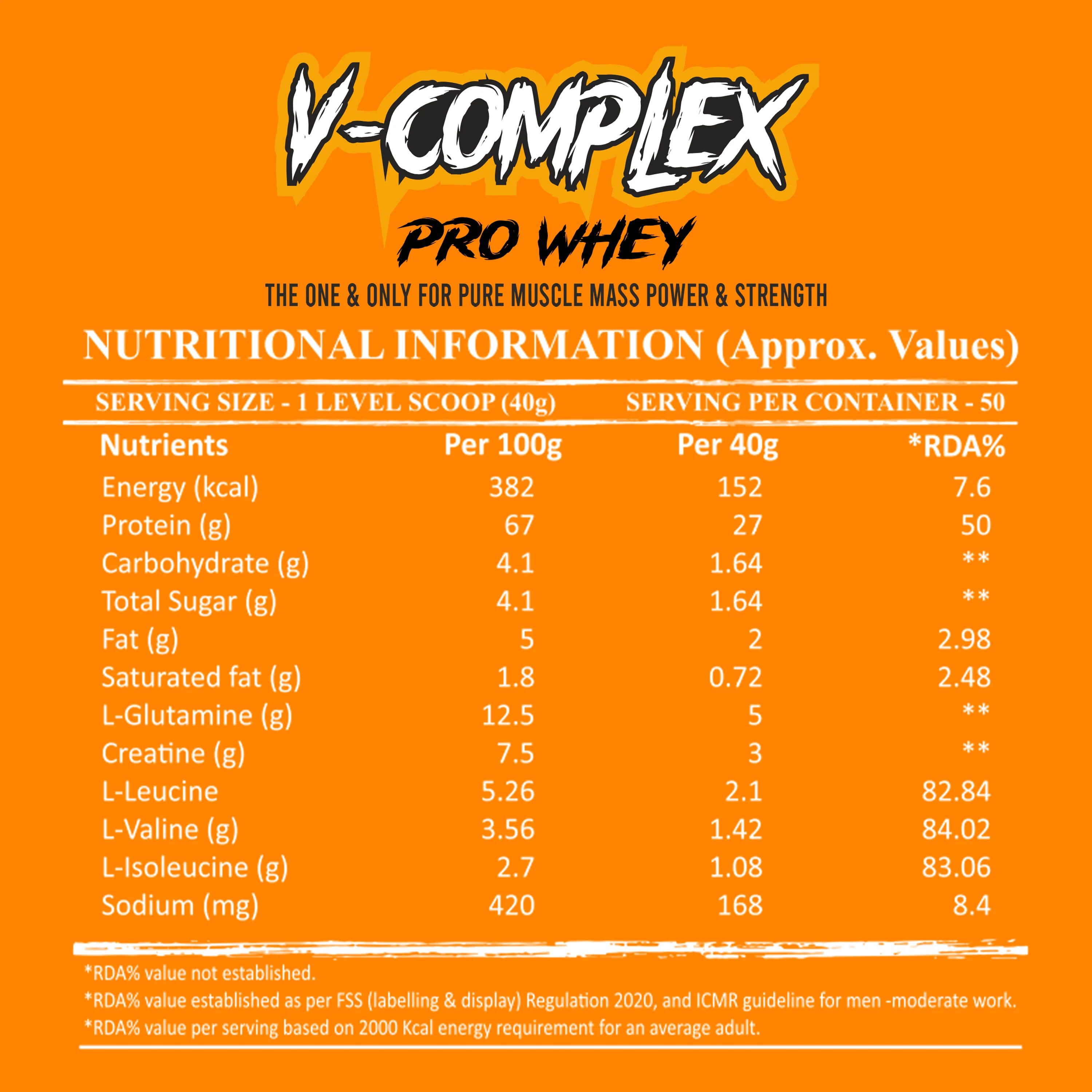 V-SHAPE V-Complex Pro Whey 2 kg (4,4 lb)