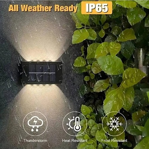 Pack 2 Applique murale solaire LED extérieure