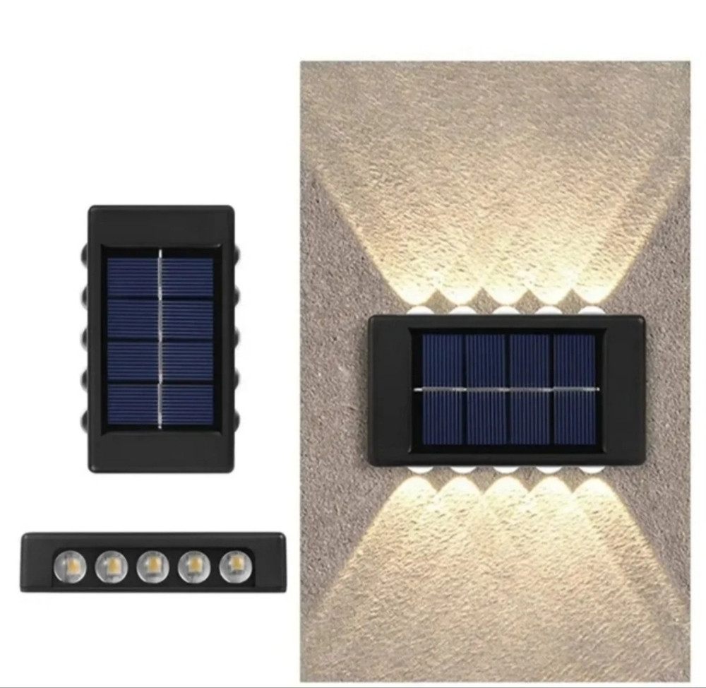 Pack 2 Applique murale solaire LED extérieure
