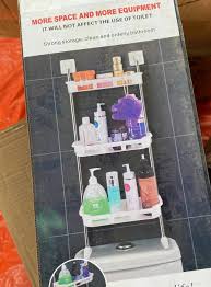 Etagère de Rangement Mural Multifonction à 3 Niveaux