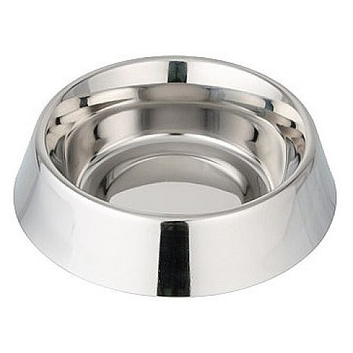 Ecuelle pour chiens et chats en inox D180mm antidérapant-59929