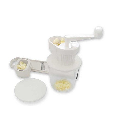 Moulin à ail + Râpe avec container-45587