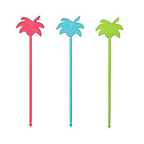 27030 12 Piques palmier tropical