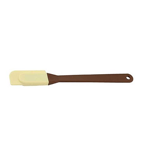 Spatule vanille&chocolat 25cm silicone-43561
