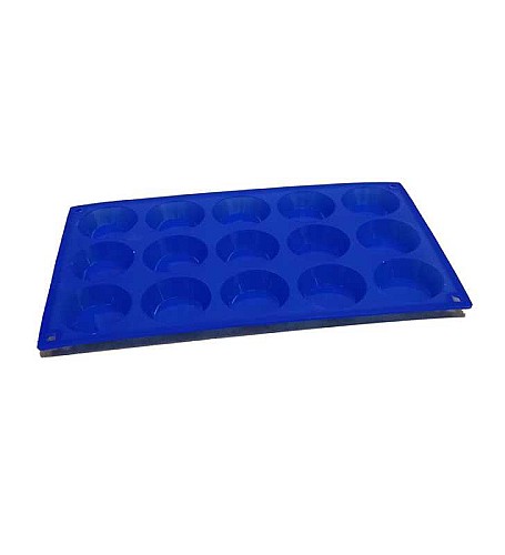 15 petits Moules pour tartelettes Silicone -43434