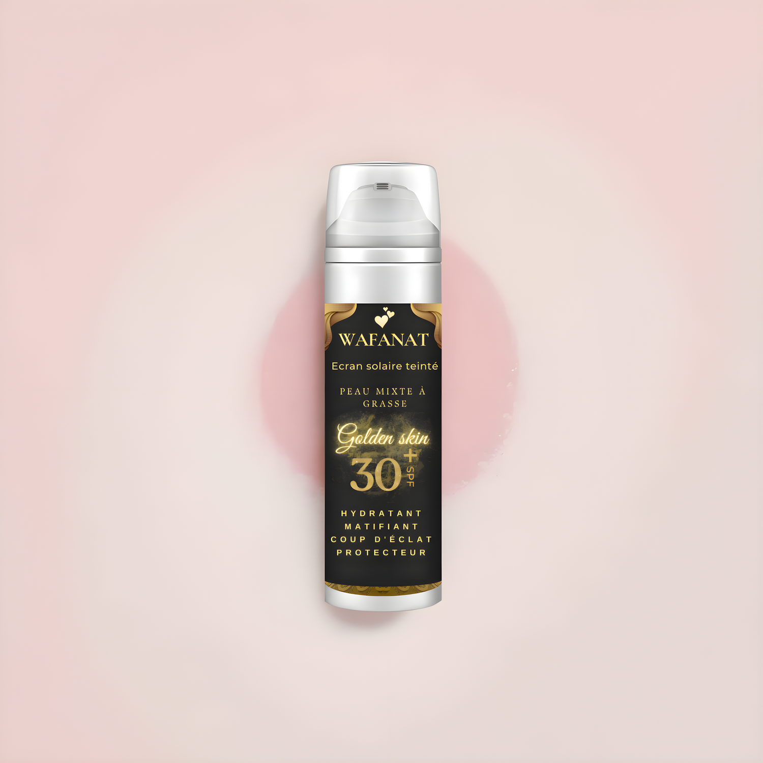 SH0071- Ecran Solaire Teinté 50 ml- 100% Naturel- Peau mixte à grasse